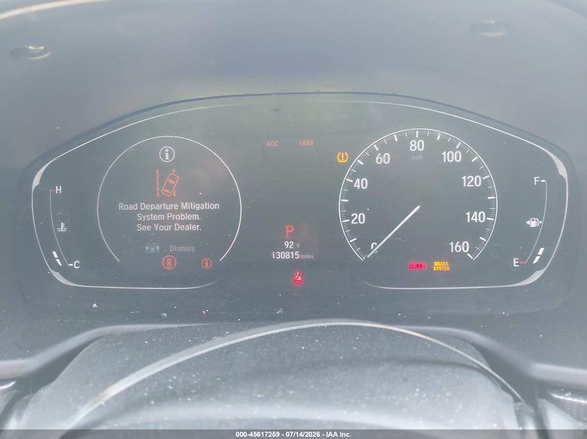 2020 HONDA ACCORD auction photo 7