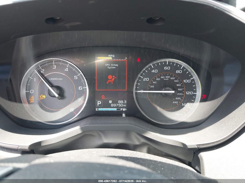 2019 SUBARU XV SPORT UTILITY VEHICLE 2.0L H-4 DI, DOHC, VVT, 152HP