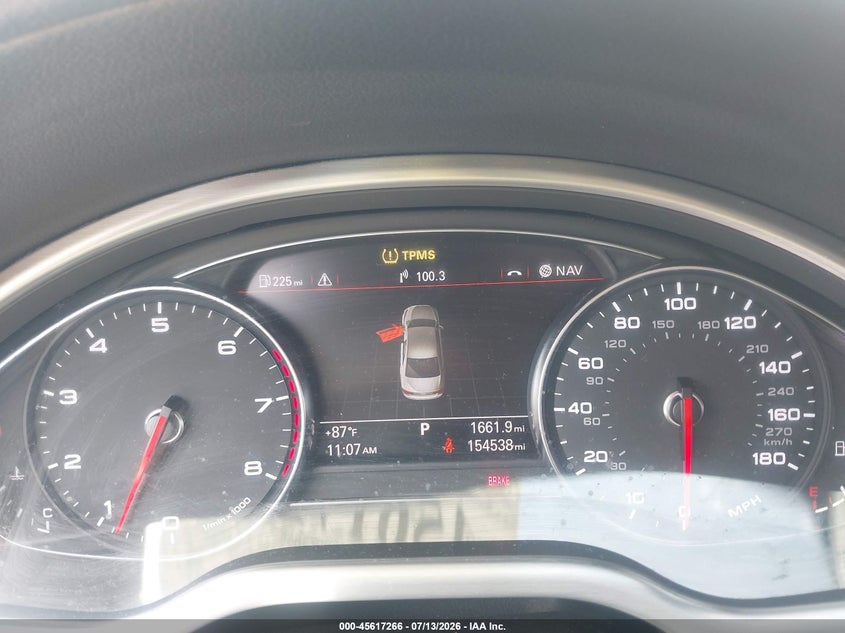 2013 Audi A8 3.0T VIN: WAUAGAFD8DN005551 Lot: 45617266