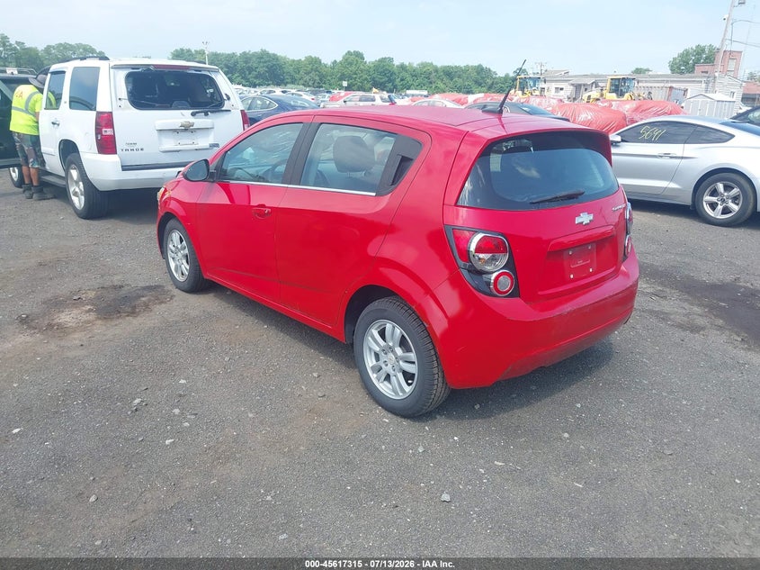 Vin: 1g1jc6sh8c4167309, lot: 46115765, chevrolet sonic 2lt 20123