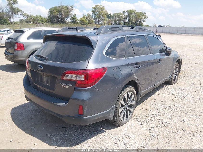 Vin: 4s4bsanc4h3236152, lot: 46115873, subaru outback 2.5i limited 20174