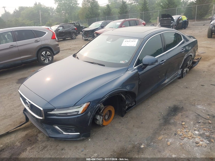 2022 VOLVO S60 SEDAN 2.0L I-4 DI, DOHC, VVT, TURBO, 247HP