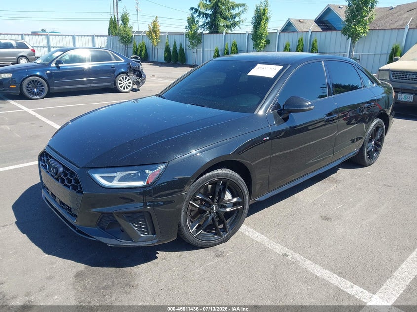 Vin: waudnaf49ln008251, lot: 46115886, audi a4 premium 45 tfsi quattro s tronic 20202