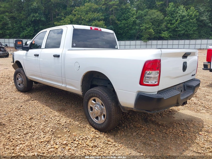 Vin: 3c6ur5cj0rg293617, lot: 46115893, ram 2500 tradesman  4x4 6'4 box 20243