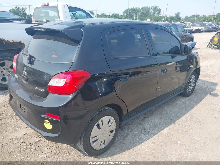 2017 Mitsubishi Mirage Es VIN: ML32A3HJ1HH018835 Lot: 45617450