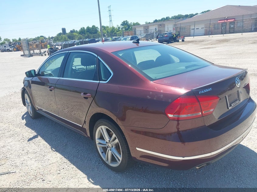 2014 VOLKSWAGEN PASSAT auction photo 3