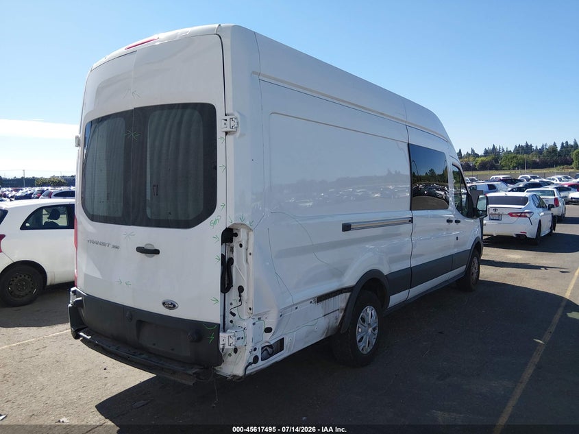 Vin: 1ftbw3xmxfka27608, lot: 46115945, ford transit-350 20154