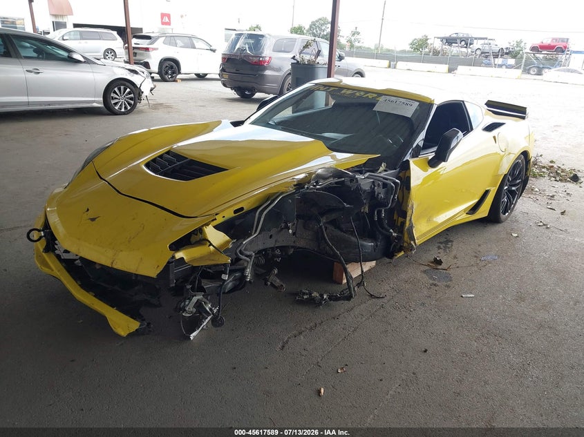 Vin: 1g1yu2d6xg5607286, lot: 46116039, chevrolet corvette z06 20162