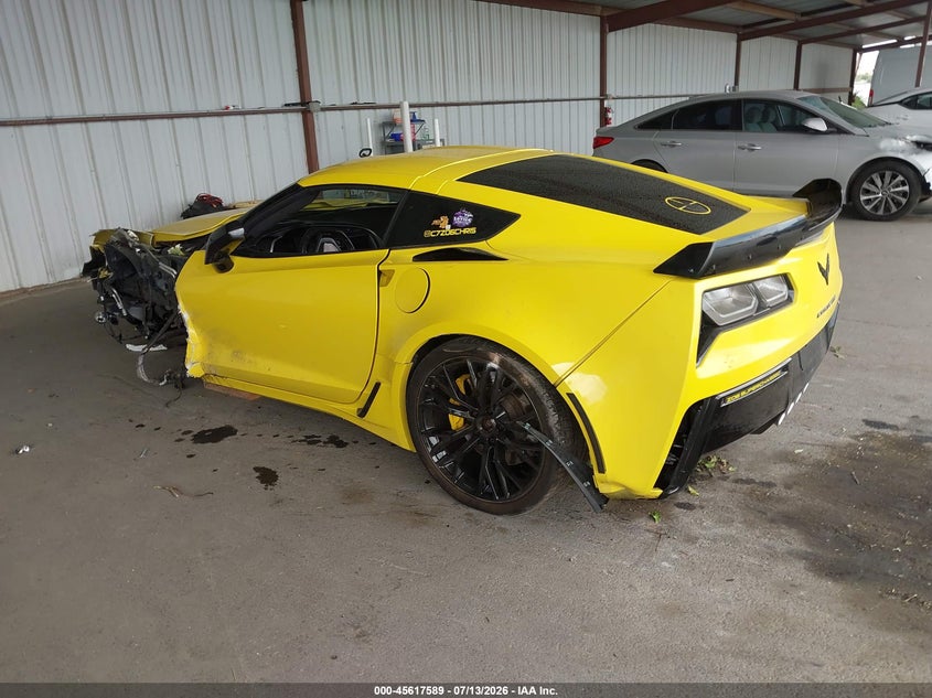 Vin: 1g1yu2d6xg5607286, lot: 46116039, chevrolet corvette z06 20163