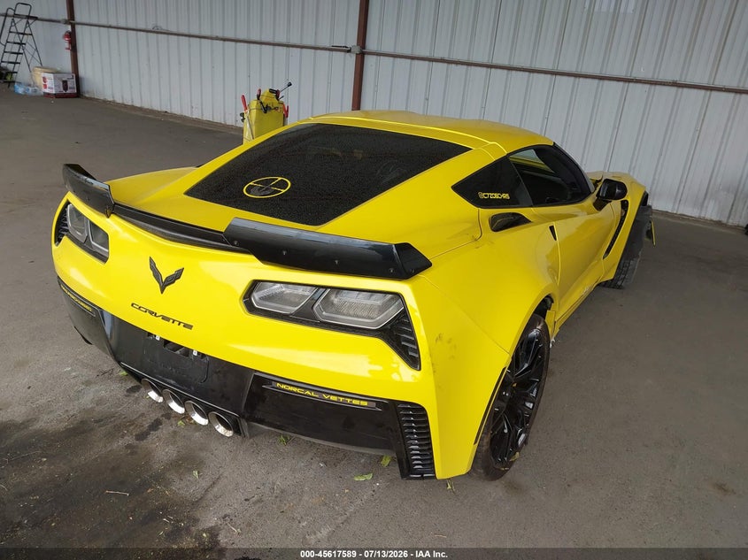 Vin: 1g1yu2d6xg5607286, lot: 46116039, chevrolet corvette z06 20164