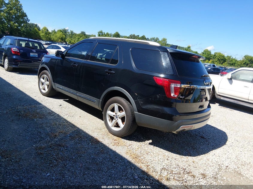 Vin: 1fm5k8dh7hgc04159, lot: 46116050, ford explorer xlt 20173