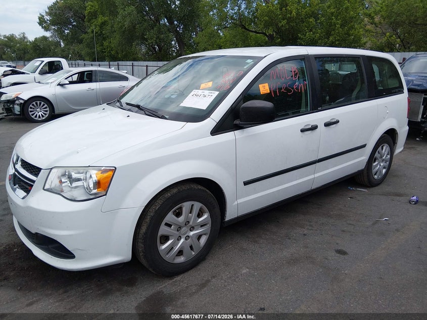 Vin: 2c4rdgbg5er162380, lot: 46116127, dodge grand caravan american value pkg 20142