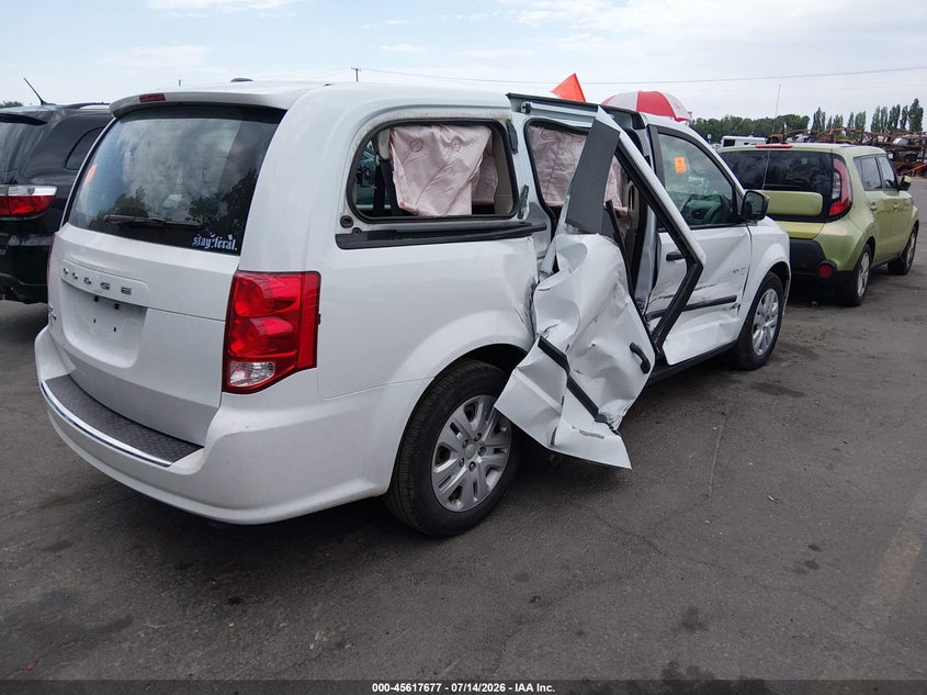 Vin: 2c4rdgbg5er162380, lot: 46116127, dodge grand caravan american value pkg 20144