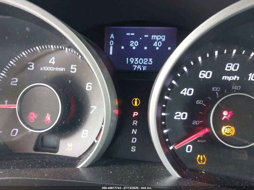 2012 Acura Tl 3.5 VIN: 19UUA8F77CA018335 Lot: 45617743