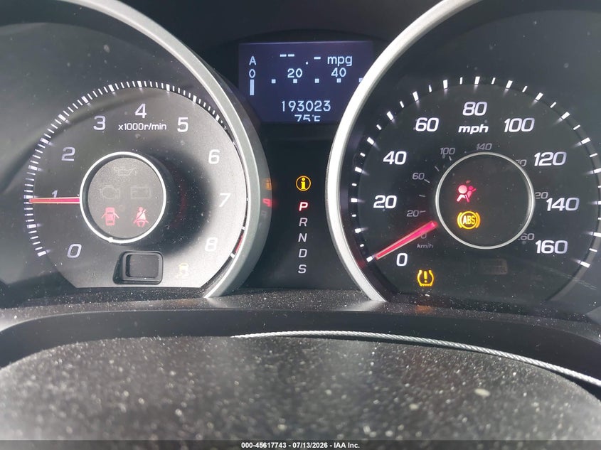 2012 Acura Tl 3.5 VIN: 19UUA8F77CA018335 Lot: 45617743