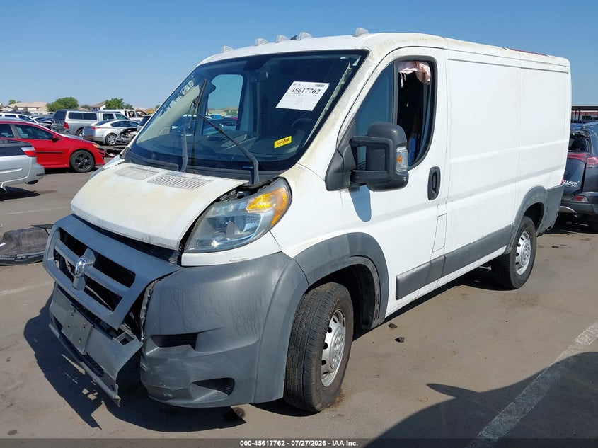 Vin: 3c6trvng5he524938, lot: 46116212, ram promaster 1500 low roof 118 wb 20172