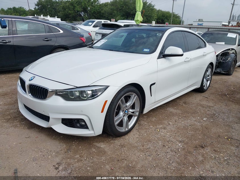 Vin: wba4j1c51jba30092, lot: 46116229, bmw 430i gran coupe 20182