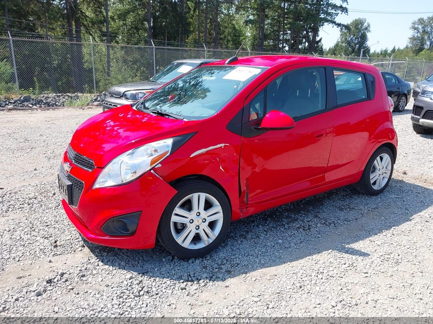 2015 Chevrolet Spark, Left Side, IAAI, VIN KL8CA6S96FC743206 — photo 2