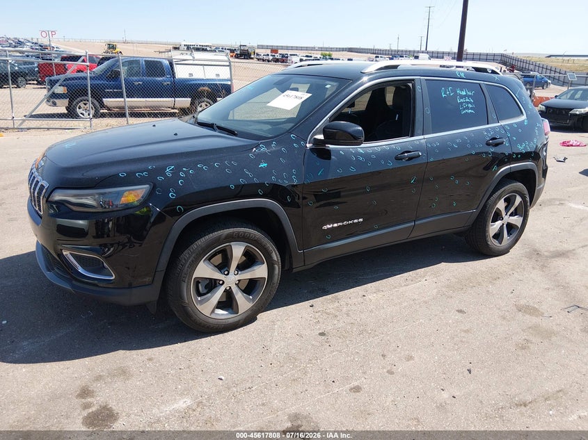 2019 Jeep Cherokee, Град, IAAI, VIN 1C4PJMDX9KD491139 — фото 2
