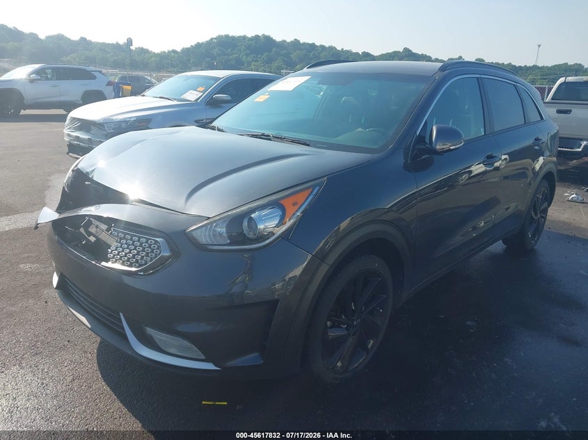 Vin: kndcc3lc7j5134357, lot: 46116282, kia niro ex 20182