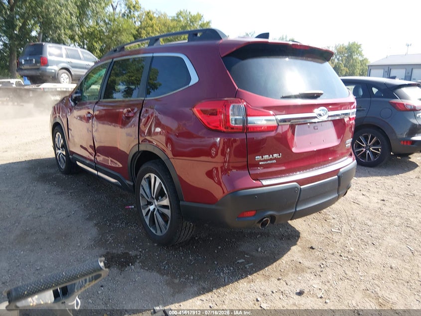 Vin: 4s4wmamd4k3414283, lot: 46116362, subaru ascent limited 20193