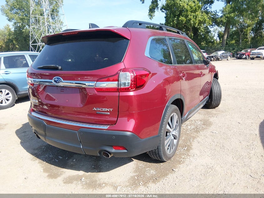 Vin: 4s4wmamd4k3414283, lot: 46116362, subaru ascent limited 20194