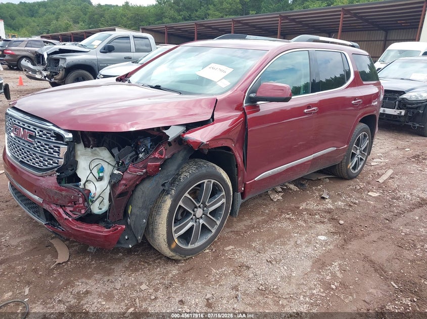 Vin: 1gkknpls9jz177907, lot: 46116366, gmc acadia denali 20182