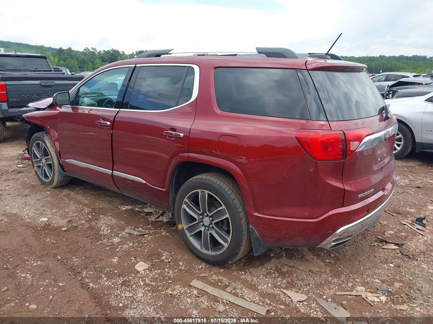 Vin: 1gkknpls9jz177907, lot: 46116366, gmc acadia denali 20183