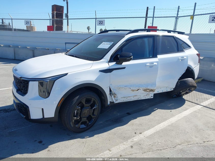 Vin: 5xyrkdjf9tg405025, lot: 46116450, kia sorento x-line sx prestige 20262