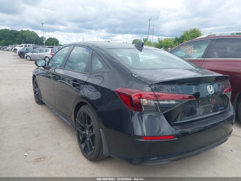 2026 HONDA CIVIC SEDAN 2.0L I-4 DI, DOHC, VVT, 141HP