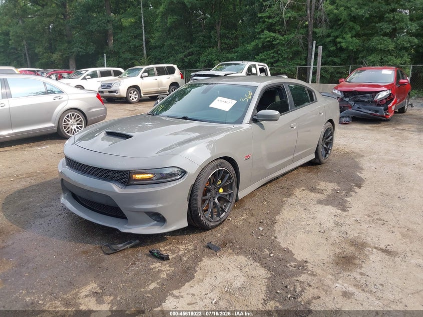 2018 Dodge Charger, Угон, IAAI, VIN 2C3CDXGJ1JH119024 — фото 2