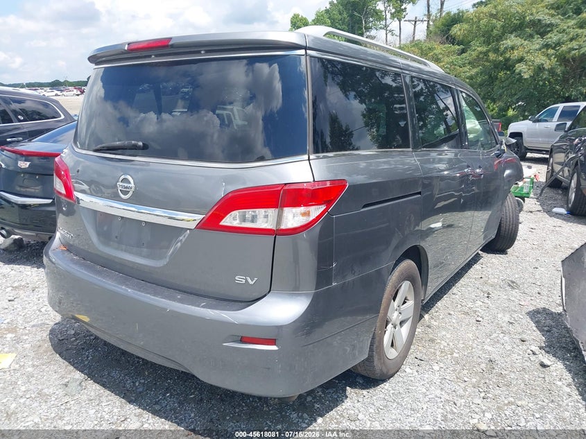 Vin: jn8ae2kp8h9165303, lot: 46116531, nissan quest sv 20174