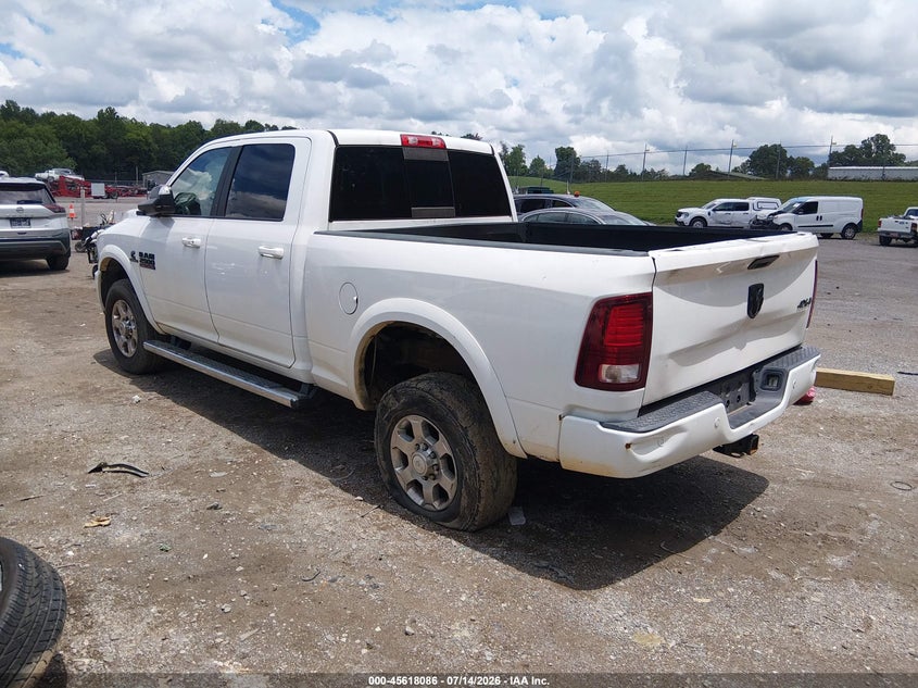 Vin: 3c6ur5fl6hg767386, lot: 46116536, ram 2500 laramie  4x4 6'4 box 20173