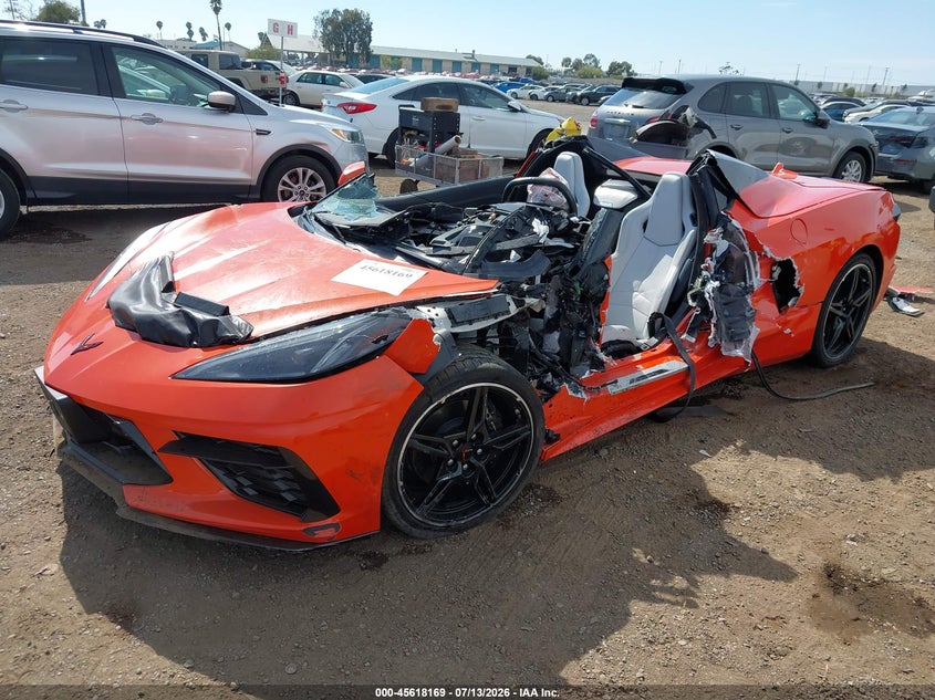 2021 Chevrolet Corvette Stingray Rwd 2Lt VIN: 1G1YB3D40M5109930 Lot: 45618169