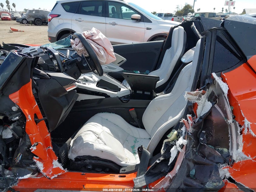 2021 Chevrolet Corvette Stingray Rwd 2Lt VIN: 1G1YB3D40M5109930 Lot: 45618169