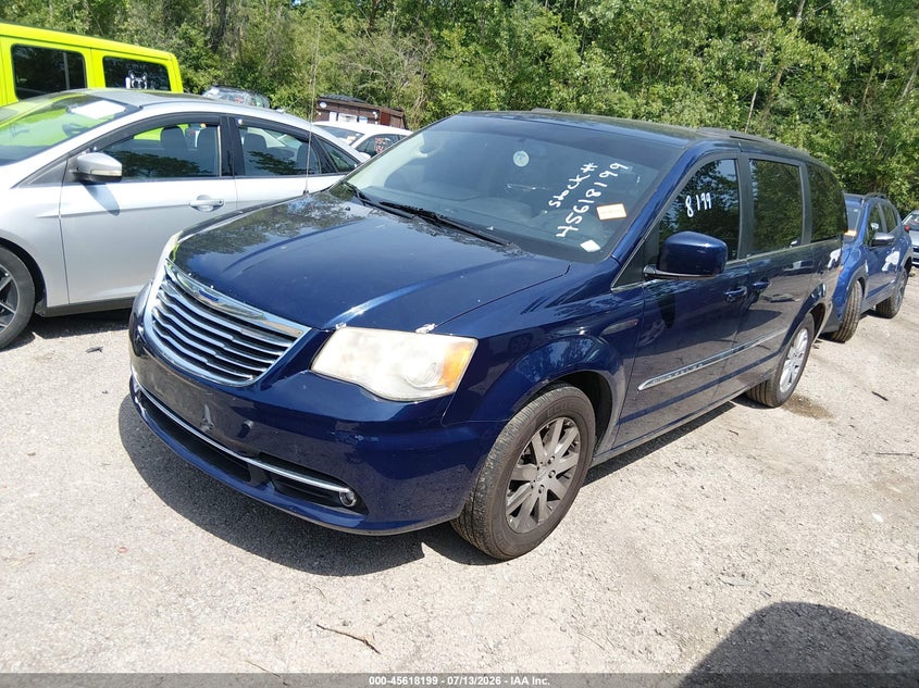 Vin: 2c4rc1bgxer112316, lot: 46116650, chrysler town & country touring 20142