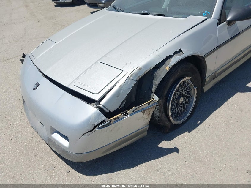 1987 Pontiac Fiero Gt VIN: 1G2PG1190HP201126 Lot: 45618229