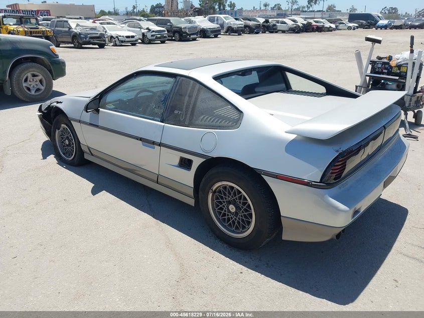 1987 Pontiac Fiero Gt VIN: 1G2PG1190HP201126 Lot: 45618229