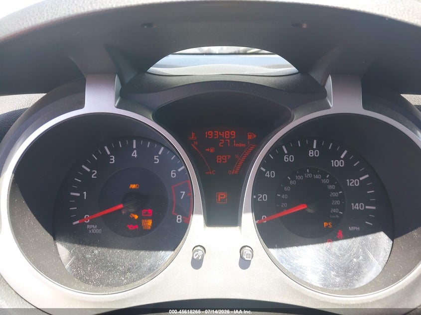 2012 Nissan Juke Sl VIN: JN8AF5MV2CT107404 Lot: 45618265