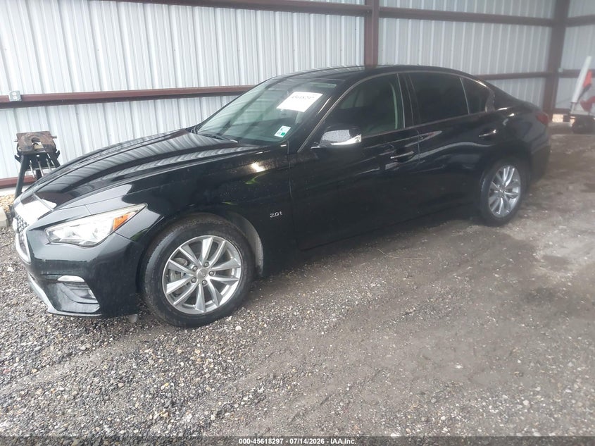Vin: jn1cv7ap9jm400090, lot: 46116747, infiniti q50 2.0t pure 20182