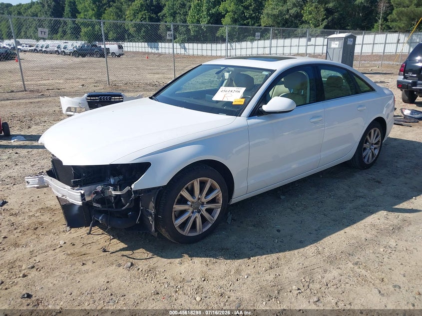Vin: wauffafc0fn010987, lot: 46116748, audi a6 2.0t premium 20152