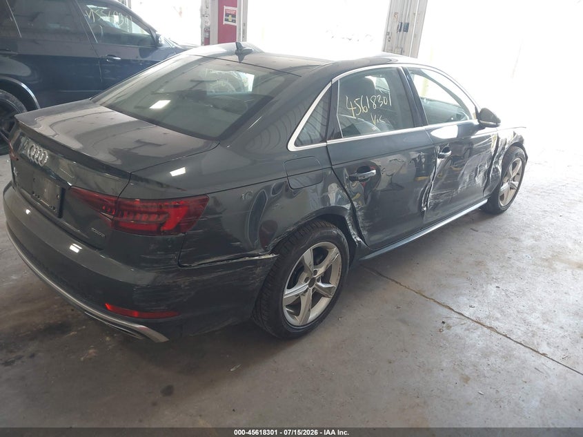Vin: waudnaf42ka063288, lot: 46116751, audi a4 45 premium 20194