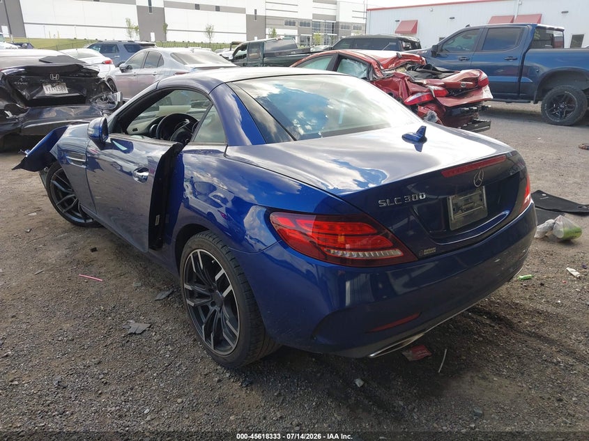 Vin: wddpk3ja4hf133277, lot: 46116783, mercedes-benz slc 300 20173