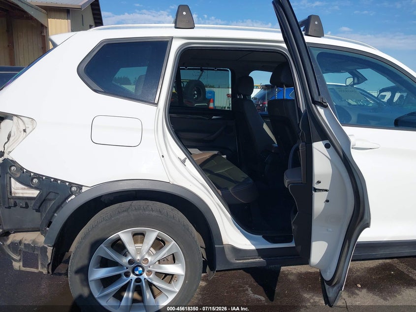 2013 BMW X3 xDrive28I VIN: 5UXWX9C59D0A22250 Lot: 45618350