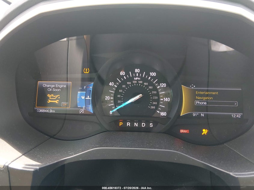 2020 Ford Edge Sel VIN: 2FMPK4J95LBB40282 Lot: 45618372