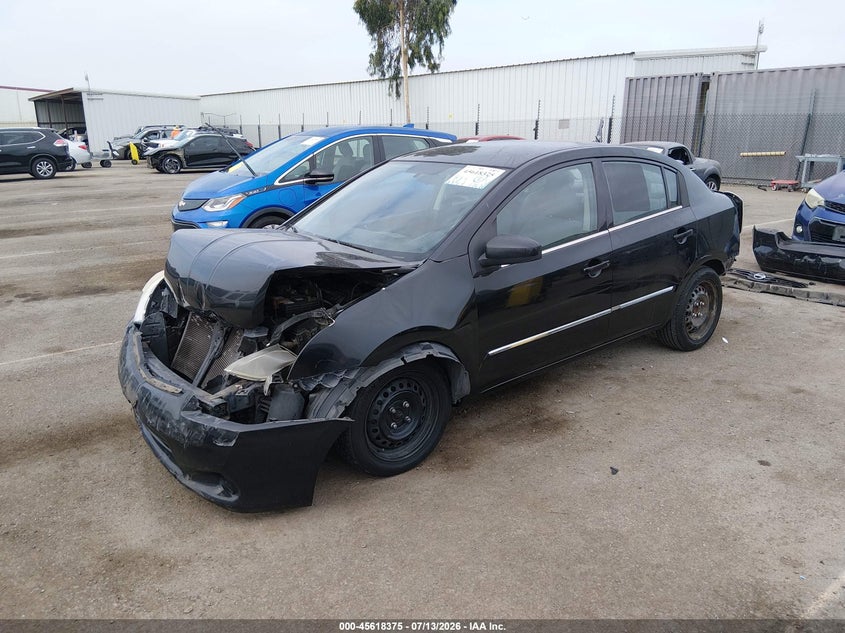 2010 Nissan Sentra, Удар ззаду, IAAI, VIN 3N1AB6AP2AL682528 — фото 2