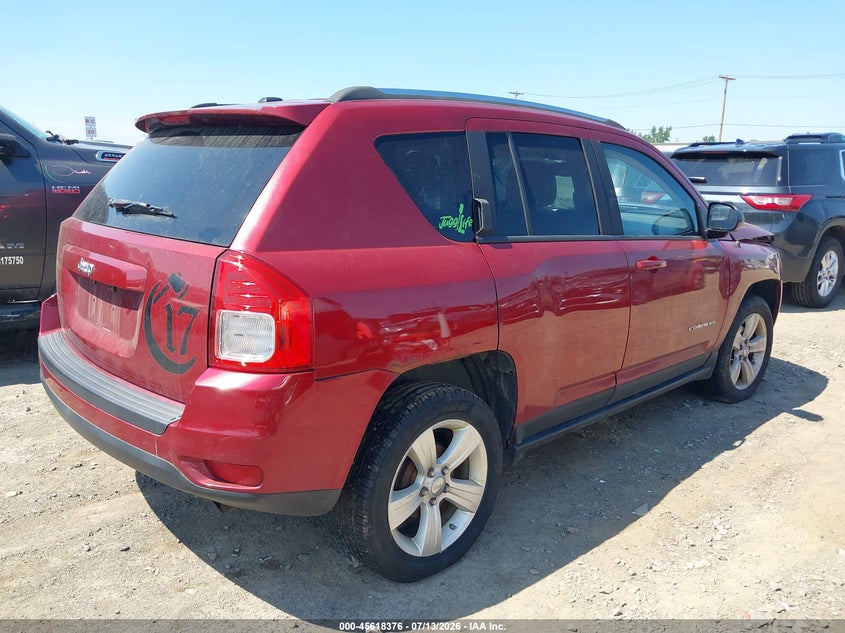 Vin: 1c4njcba3cd539610, lot: 46116826, jeep compass sport 20124