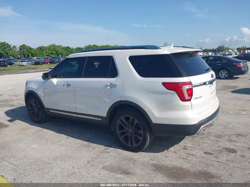 Vin: 1fm5k8f85ggb28856, lot: 46116863, ford explorer limited 20163