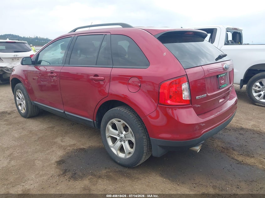 Vin: 2fmdk4jc7eba72228, lot: 46116876, ford edge sel 20143
