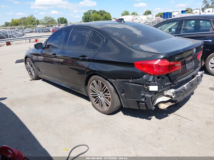 Vin: wbaje7c57kww24588, lot: 46116886, bmw 540i xdrive 20193